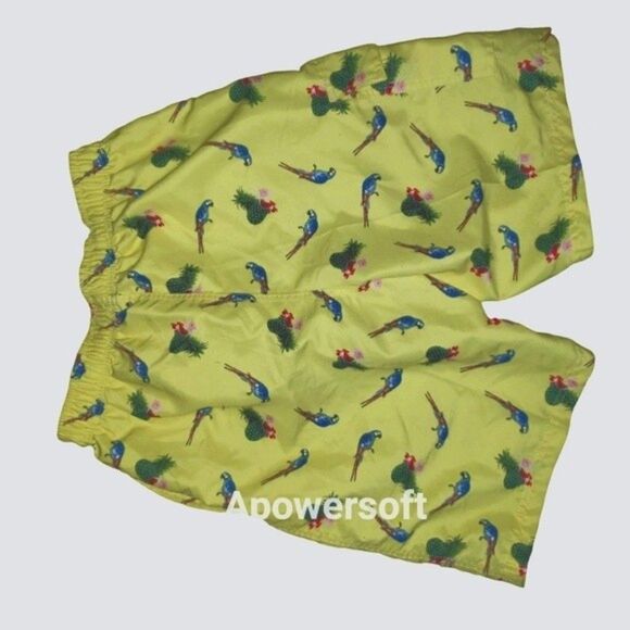 Parrot Print Board Shorts - Picture 5 of 6